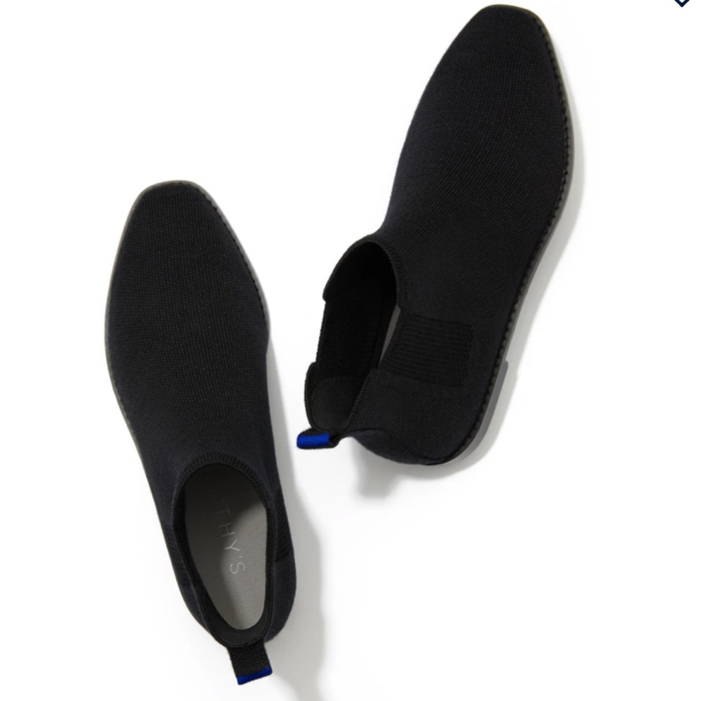 Brand New Rothy’s Black The Merino Ankle Boot Sz 8
